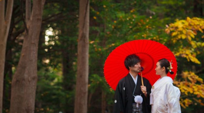 北海道神宮挙式大人のフォトウェデイング