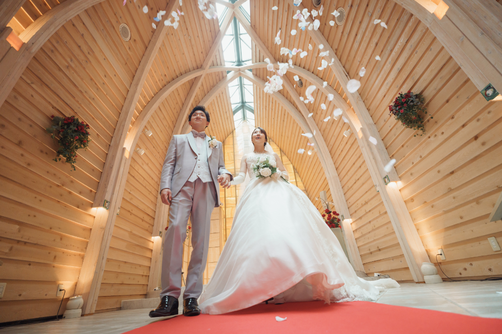 札幌光のチャペルで写真だけ結婚式